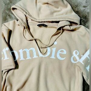 Beige Abercrombie Hoodie